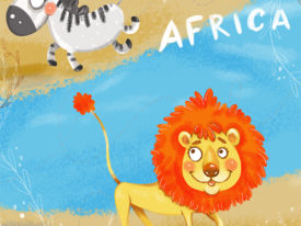 African animals characters